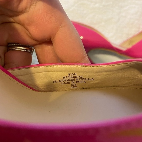 Marc Fisher Christa Patent Pink Pumps - Picture 8 of 10